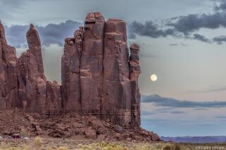 Moonrise Over Stone Guardians