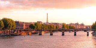 Evening Light Over the Seine