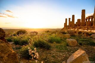 Sunset Among the Stones