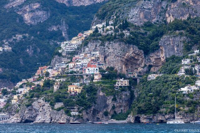 Cliffside Harmony on the Amalfi Coast print