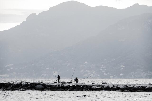 Morning Cast, Salerno Coast print