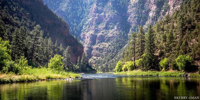 Through Red Canyon print