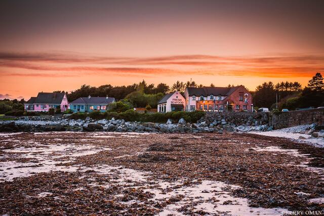 Sunset on the Galway Coast print