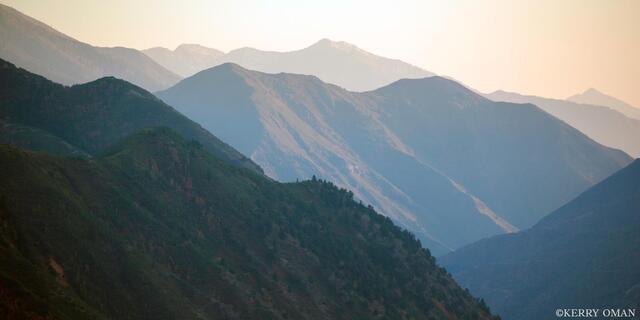 Mountain Layers, Hobble Creek print