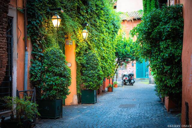 Verdant Passage in Trastevere print