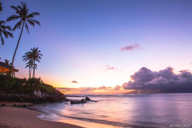 Evening Light on Kapalua Bay print