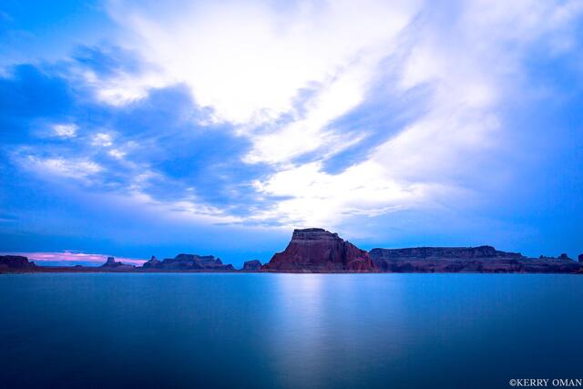 Dusk on Still Water print