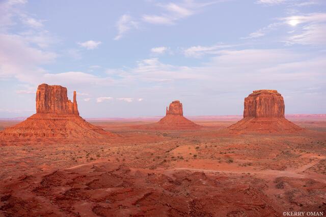Monument Valley Buttes in Morning Light print
