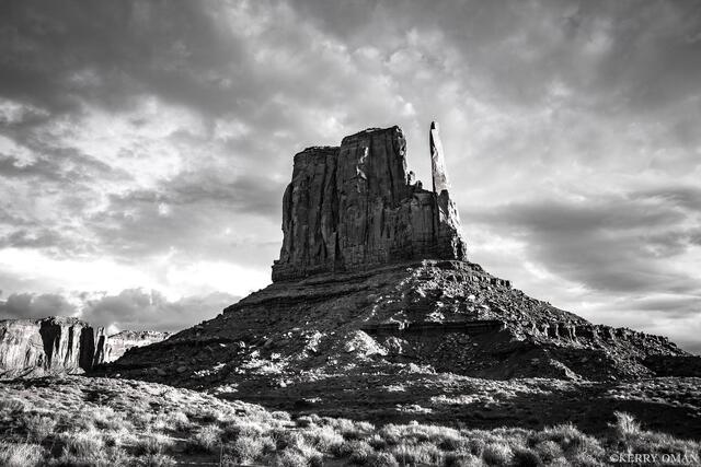 Monument in Shadow and Light print