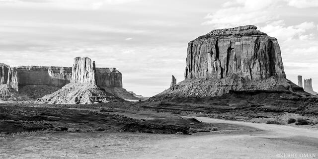 Road Through Stone Silence print