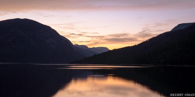 Twilight Over Moon Lake print