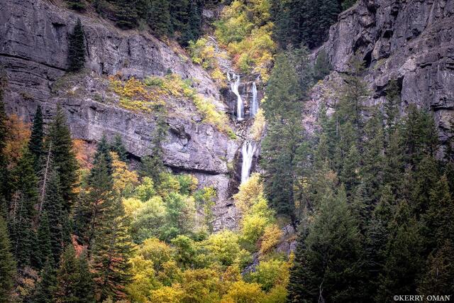 Hidden Falls of Provo Canyon print