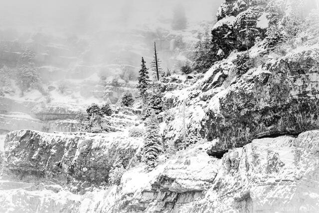 Above the Ledge print