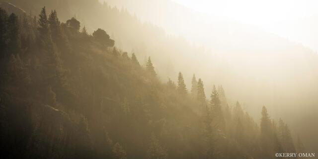 Slope and Silence print