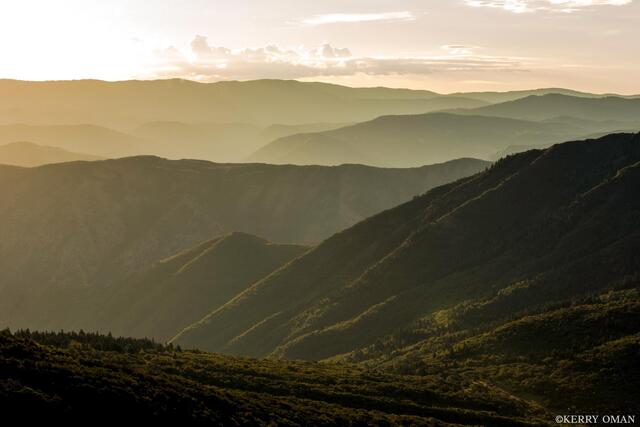 Light Across the Ridges print