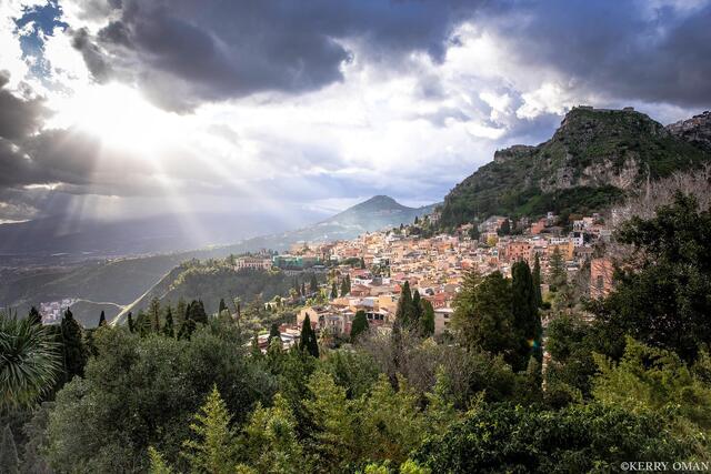 Light Over Taormina print