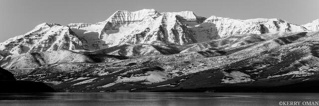 Timpanogos in Shadow and Light print