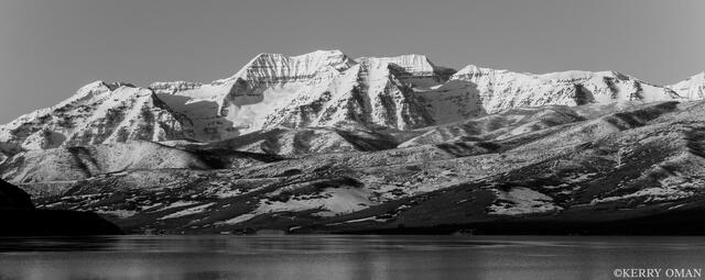 Timpanogos in Monochrome print
