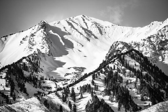 Shadowed Slopes print