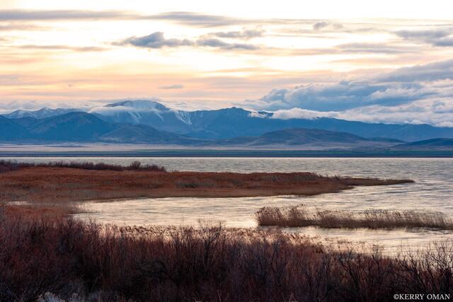 March Stillness at Utah Lake print
