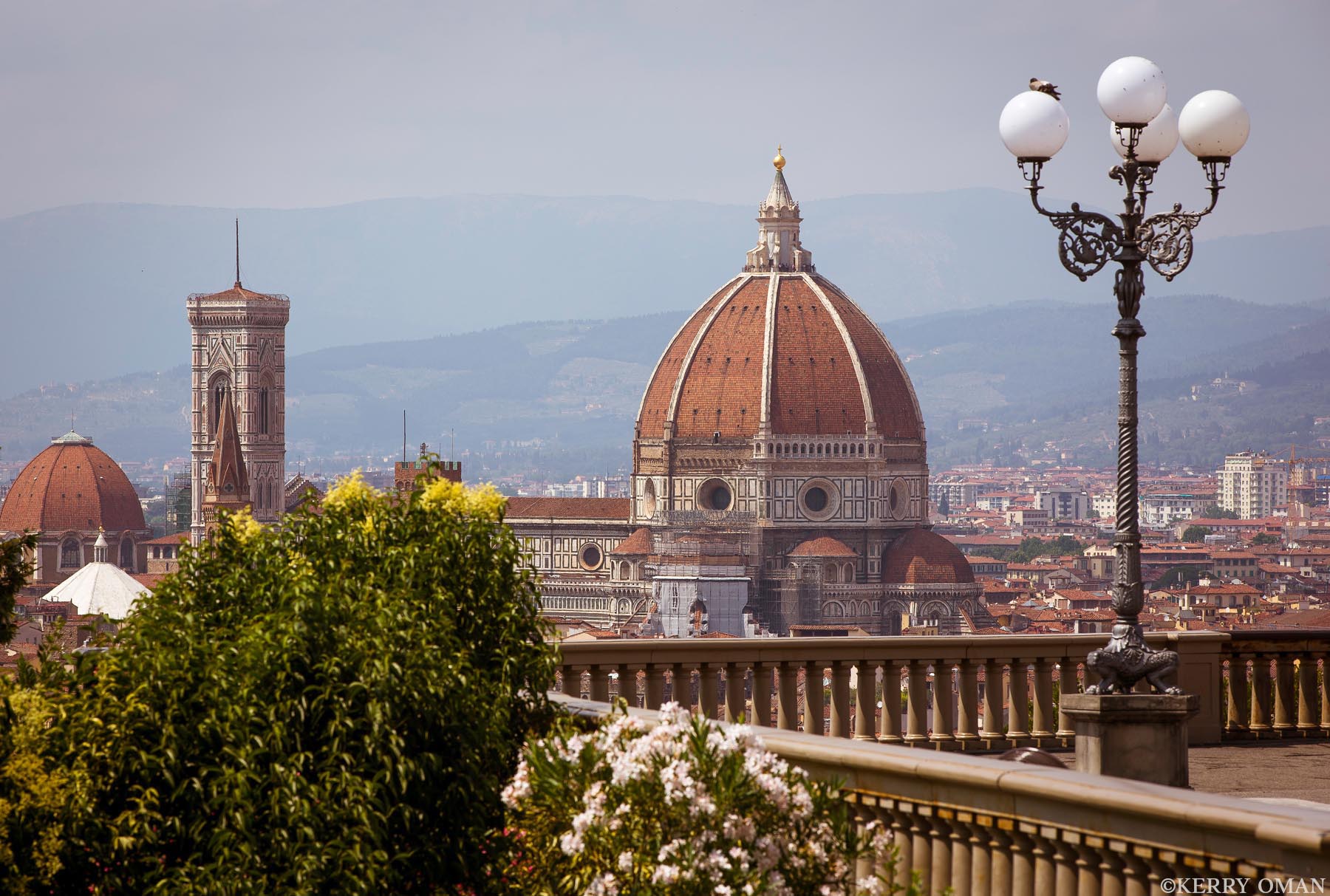 Crowning Florence Seen from the terrace at Piazzale Michelangelo, the iconic dome of Florence’s Duomo rises above a sea of red rooftops and...